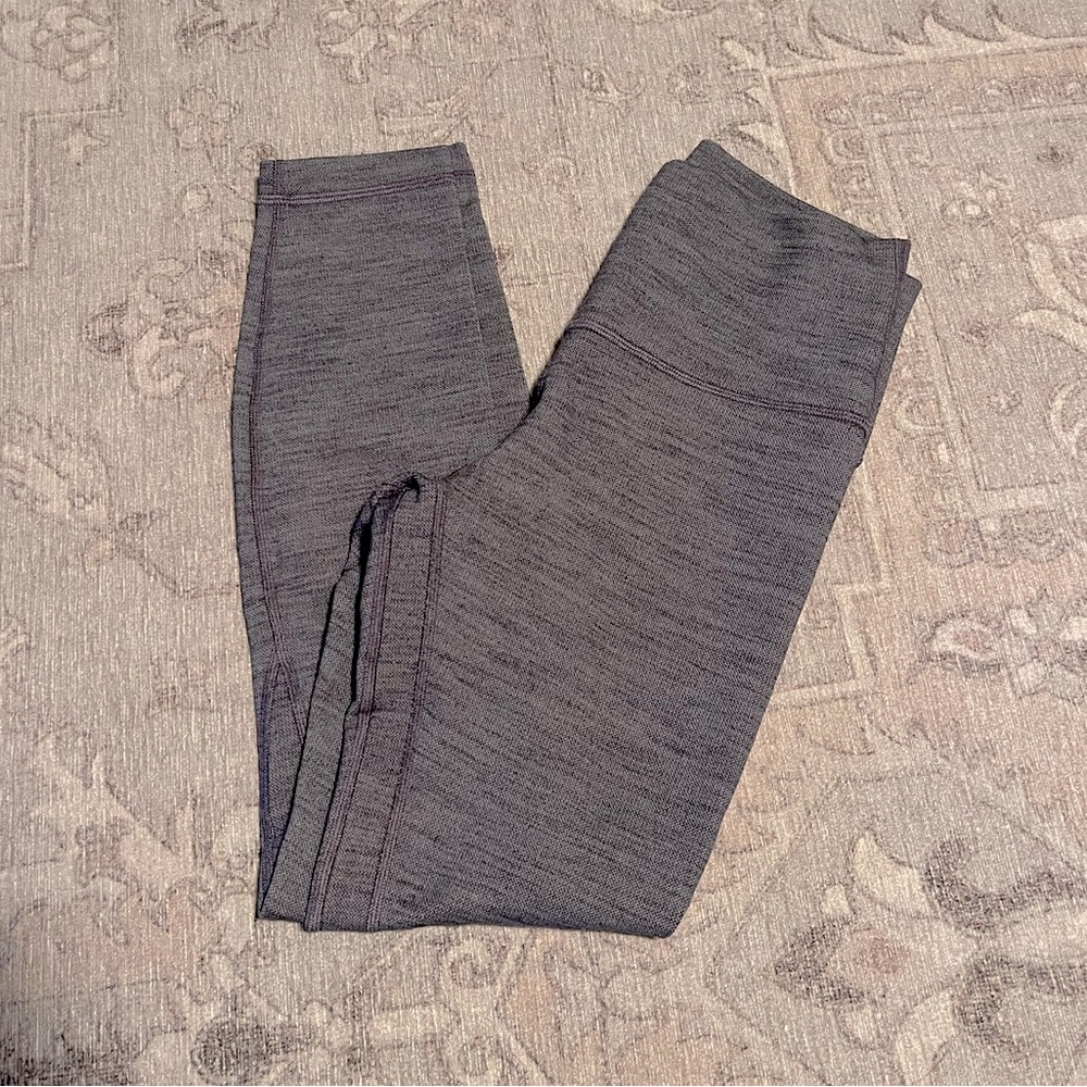 Lululemon Align High-Rise Pant - Heathered Black - Size 6